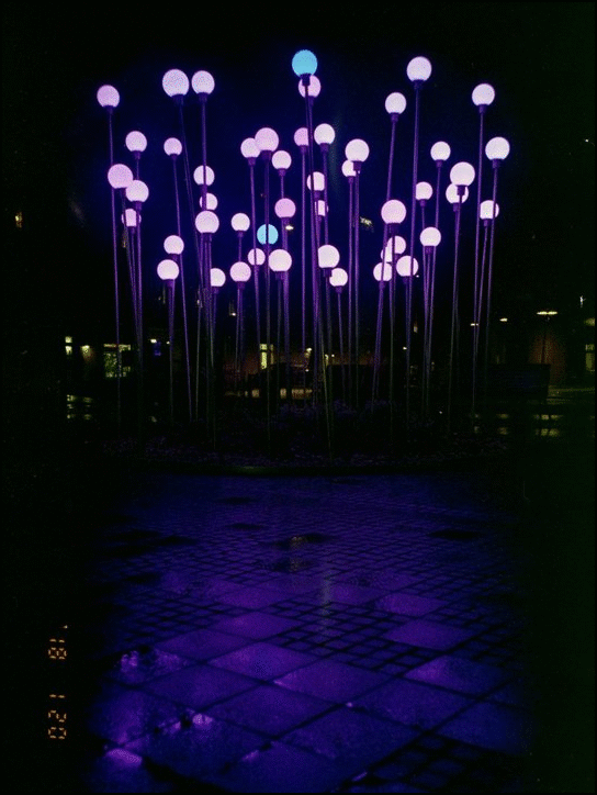 Nft Glowing Purple Mushrooms