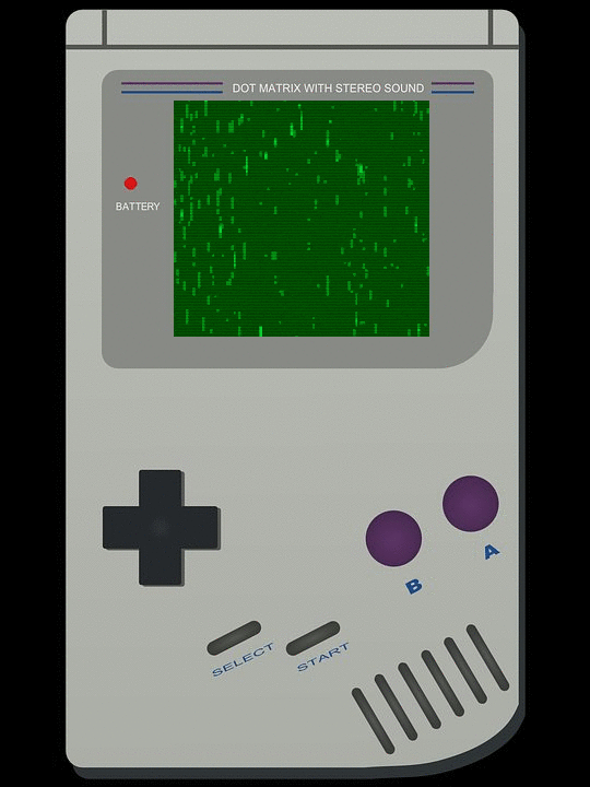 Nft Game Boy Screensaver #17 - Rain
